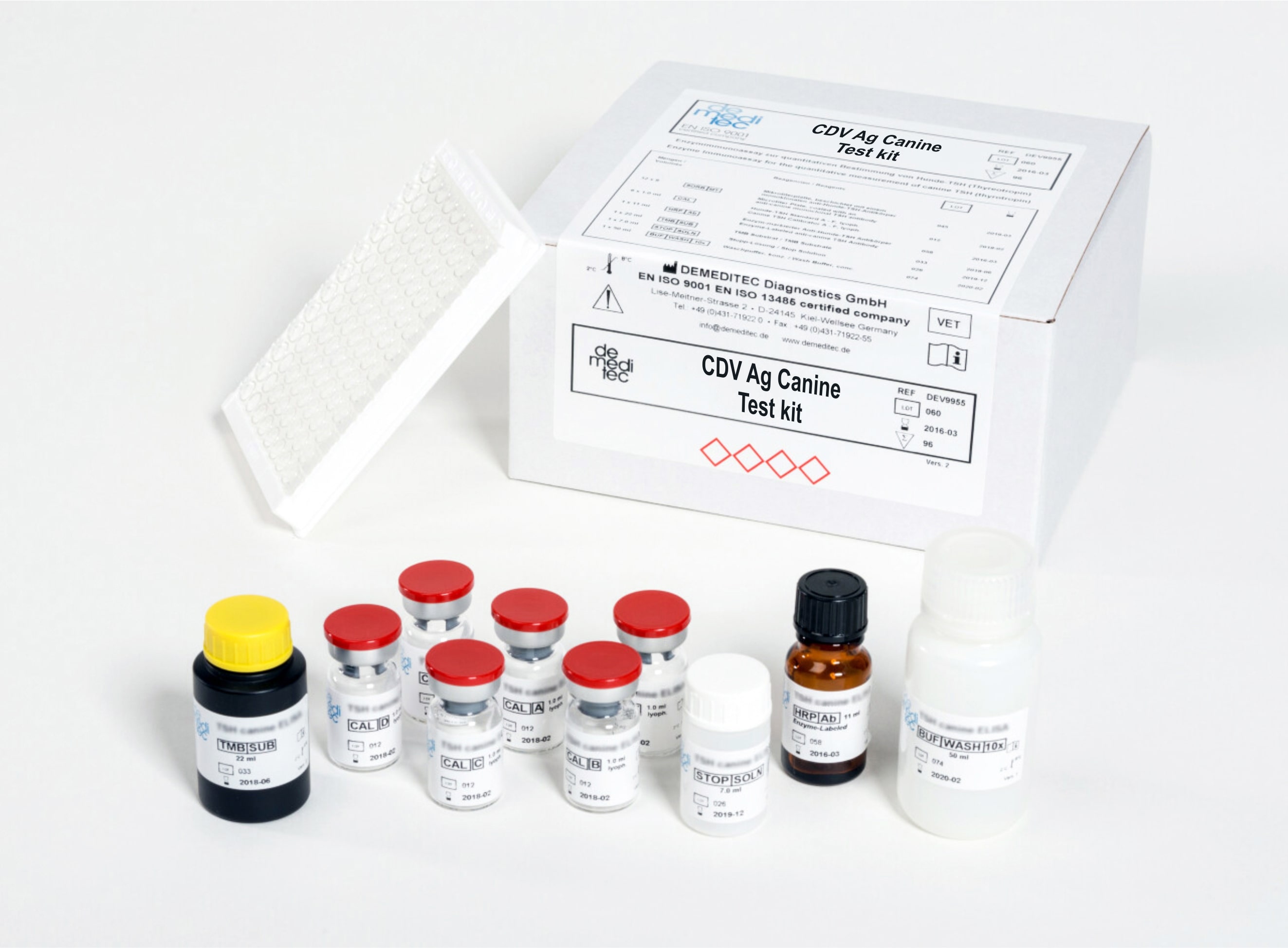Canine Distemper Virus (CDV) ELISA Test Kit