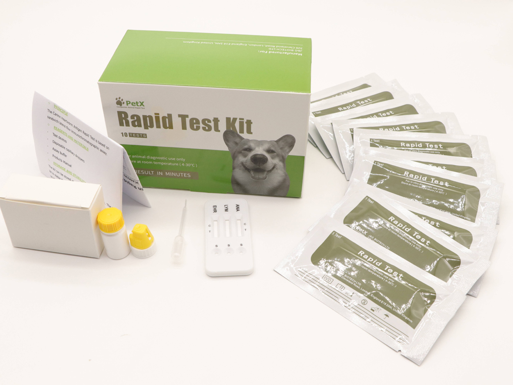 Canine Anaplasma/Lyme/Ehrlichia Antibody Combo Test Kit (EHR-LYM-ANA)