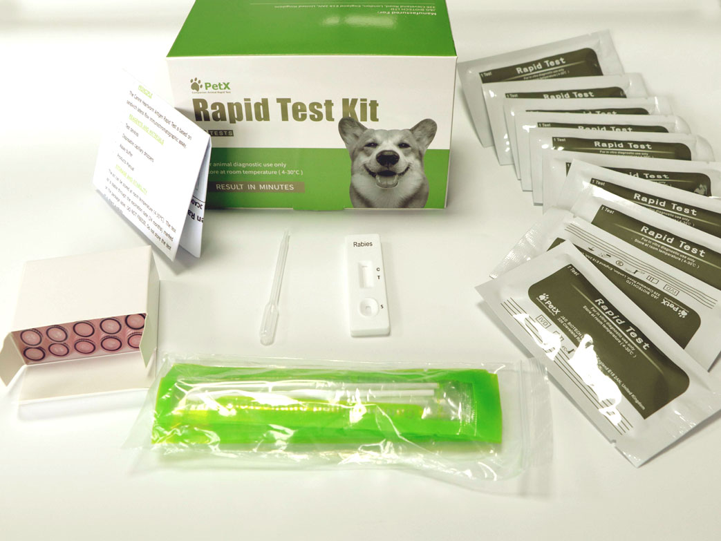 Canine Rabies Virus Antigen Test Kit (Rabies Ag)