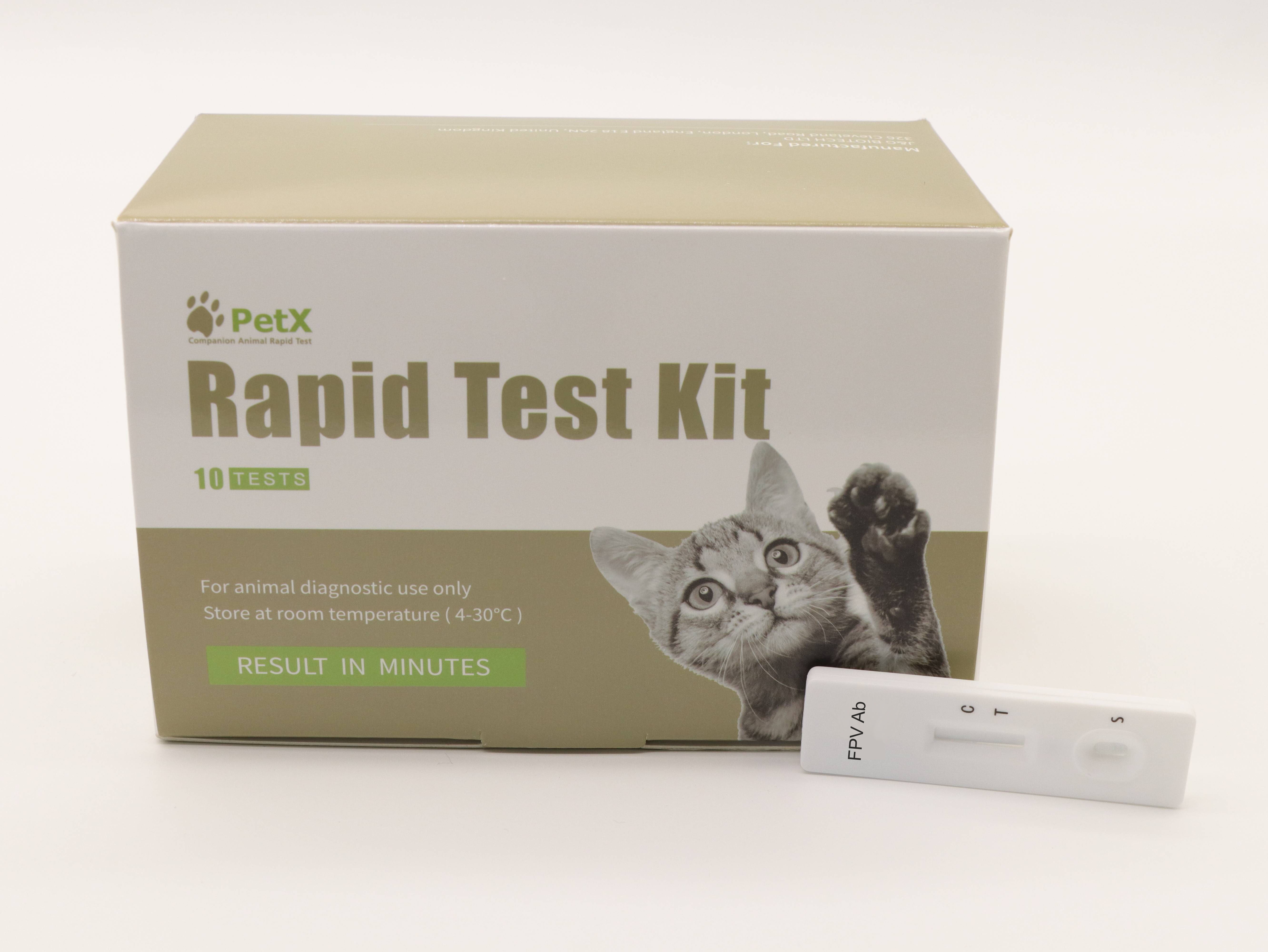 Feline Panleukopenia Virus Antibody Rapid Test Kit (FPV Ab)