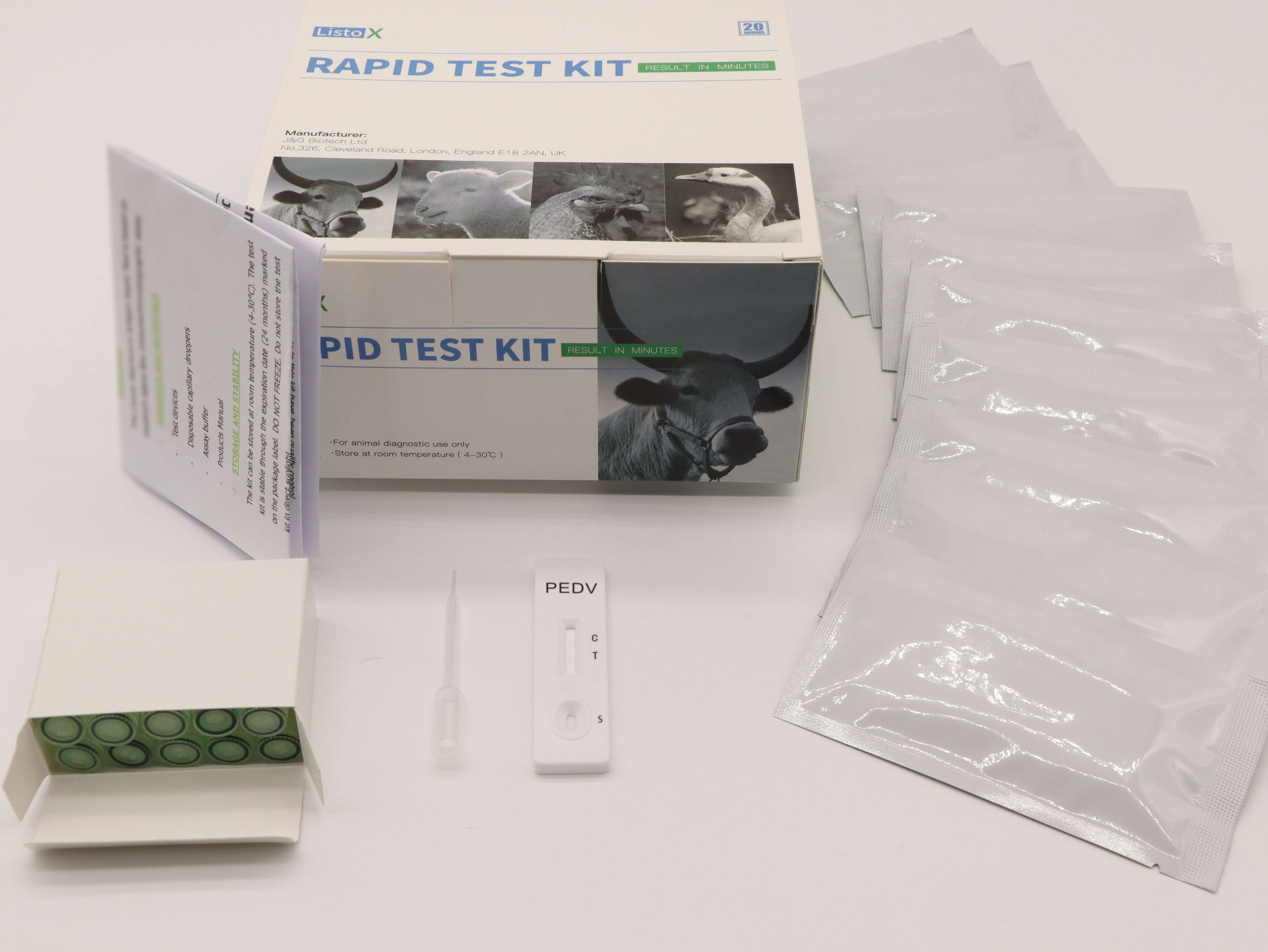 Porcine Epidemic Diarrhea Virus anti-IgA Test Kit (PEDV-IgA)