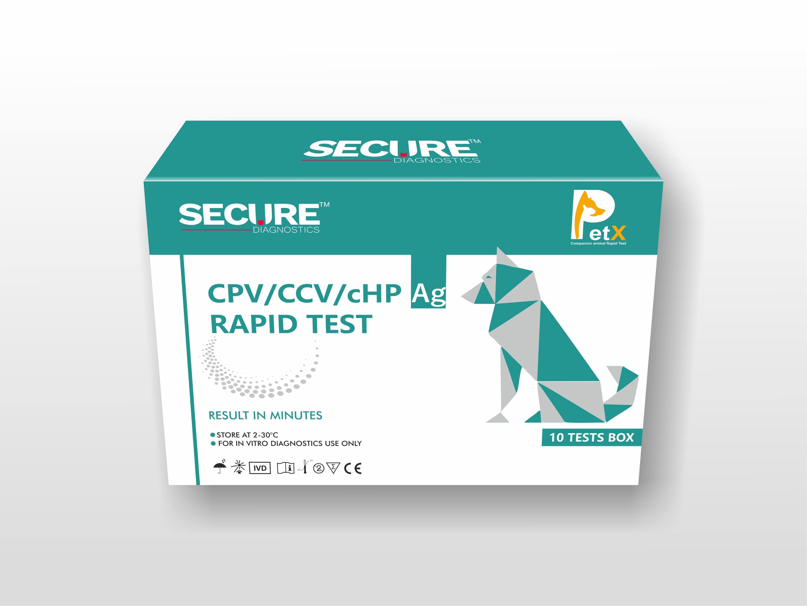 Canine Parvovirus/Coronavirus/Herpesvirus Quantitative (CPV/CCV/cHP Ag) Antigen Test kit
