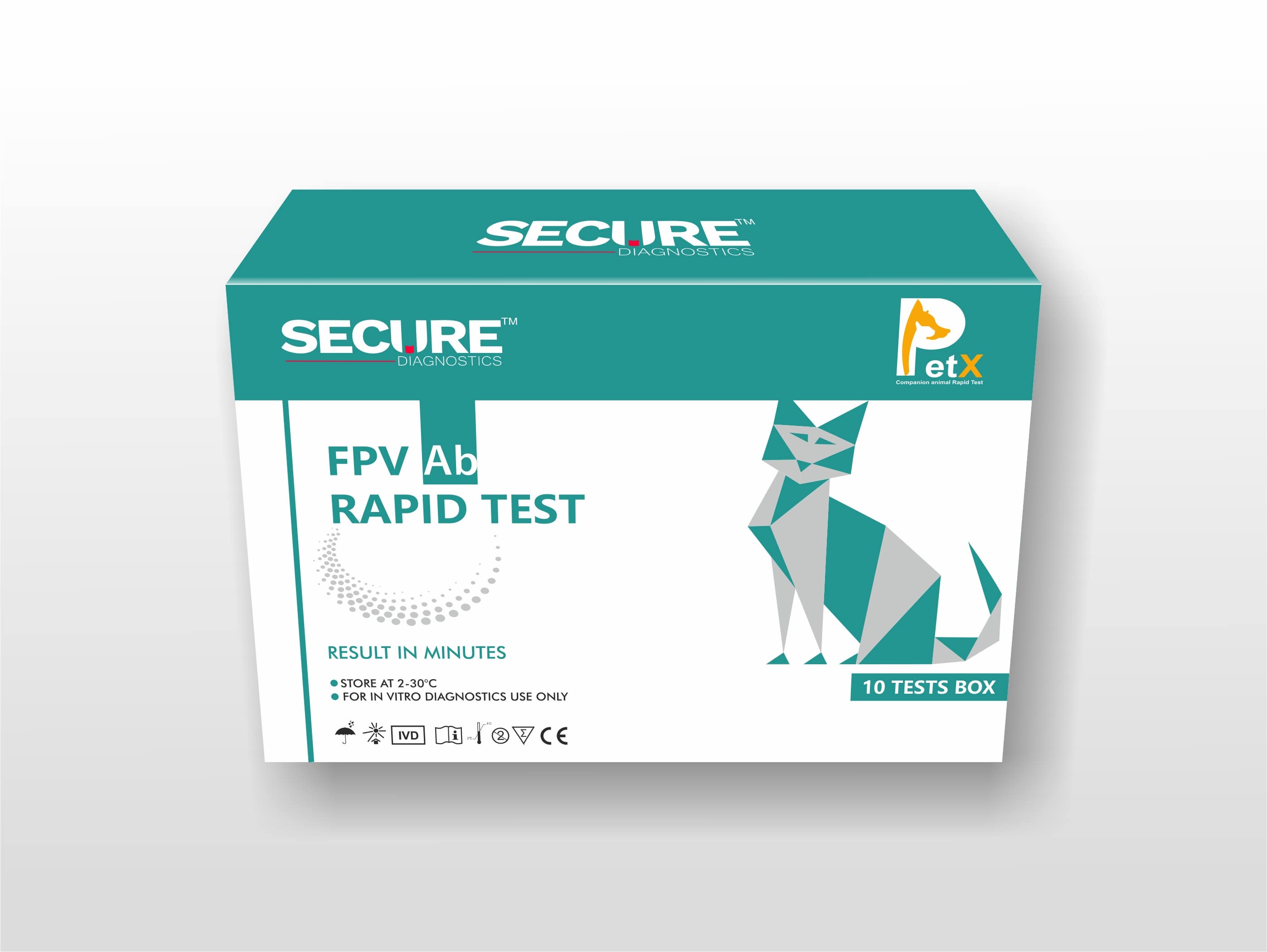 Feline Parvovirus Quantitative (fPV Ab) Antibody Test kit
