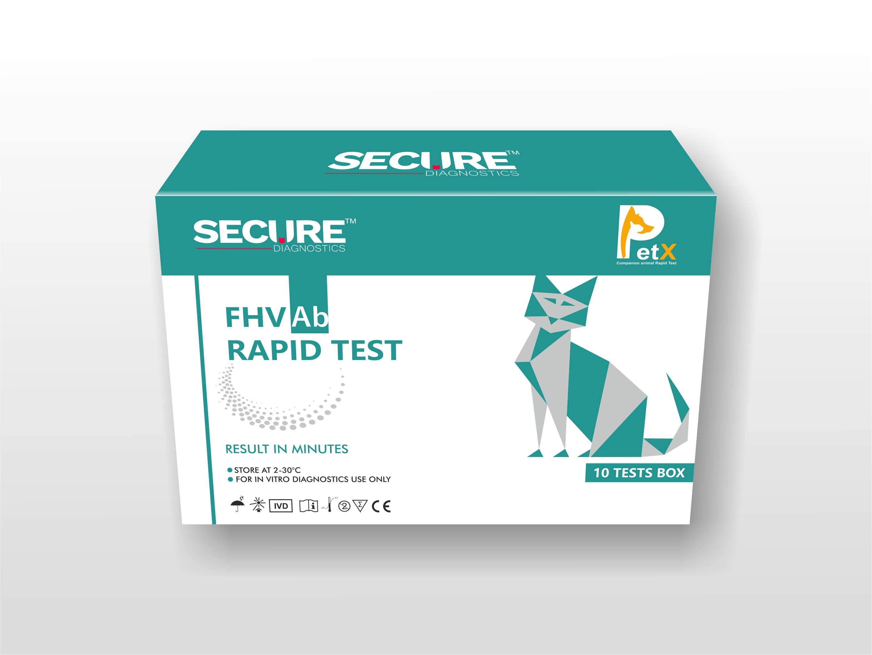 Feline Herpesvirus Quantitative (fHV Ab) Antibody Test kit