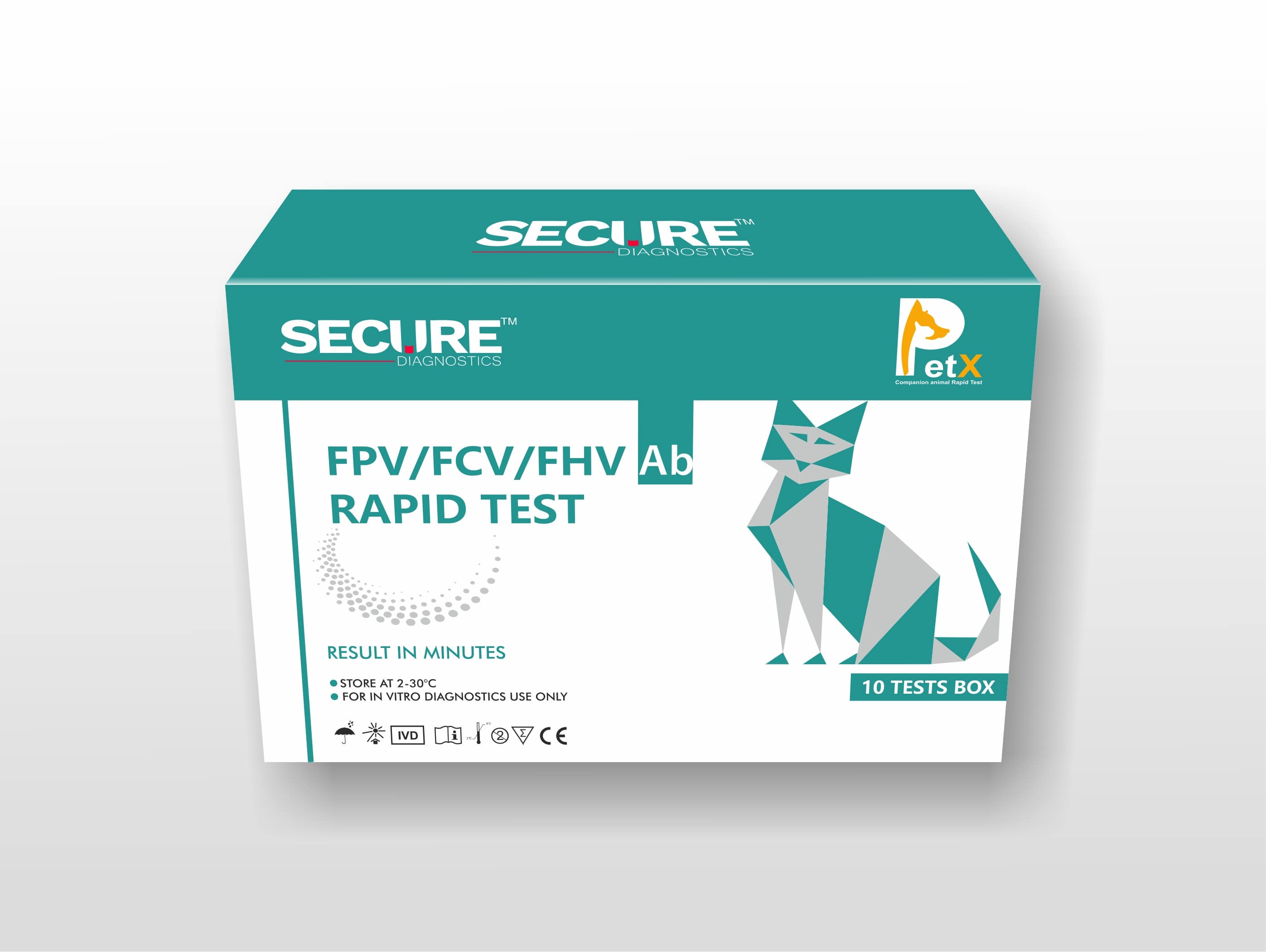 Feline Parvovirus/Feline Calicivirus/Feline Herpesvirus FPV/FCV/FHV Ab Test kit